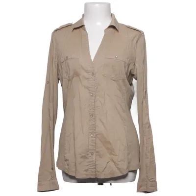 Shirt (Beige) van Mango Basics Katoen