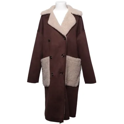 Shearling jacket (Beige) from Munthe Polyester, Wool