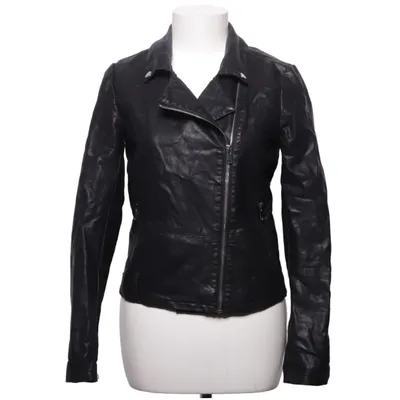 Biker jacket (Black) from VILA Clothes Polyester, Viscose