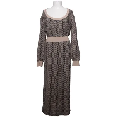 Jurk (Beige, Zwart) van Adoore Acryl, Katoen, Polyamide