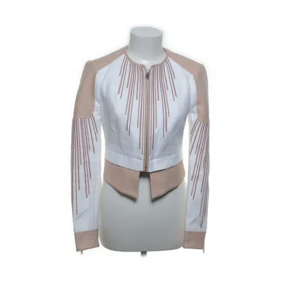 Veste (Blanc, Beige) de Bcbgmaxazria Coton, Polyester, Polyuréthane