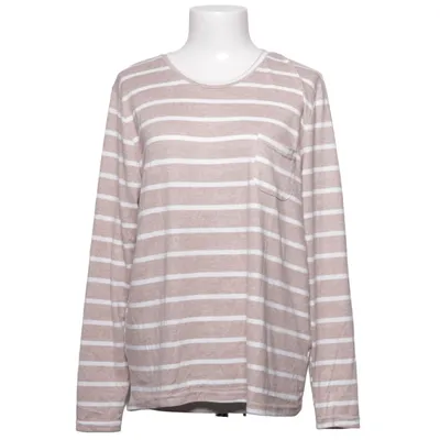 Long sleeve T-shirt (Beige, White) from Jack & Jones Originals Elastane, Polyester