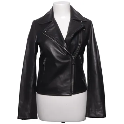 Veste de motard (Noir) de Reiss Cuir, Polyester
