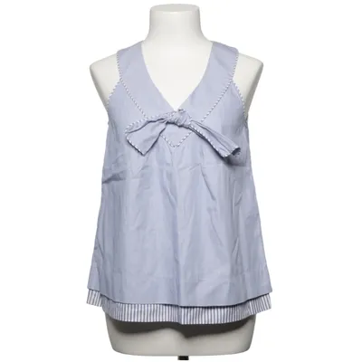 Top (Blauw, Wit) van Faconnable Katoen, Zijde