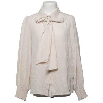 Pussy bow blouse (Beige) from Part Two Polyester, Viscose