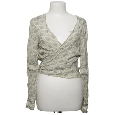 Wrap blouse (Beige, Black) from Ba&sh