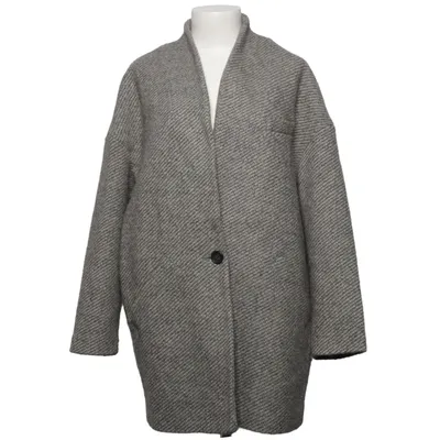 Coat (Gray) from Mango Basics Acrylic, Polyamide, Polyester, Wool