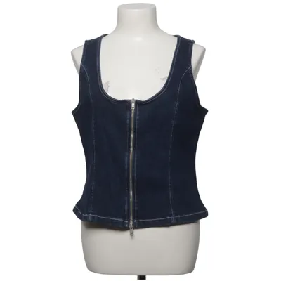 Spijker gilet (Blauw) van NA-KD Katoen, Elastaan