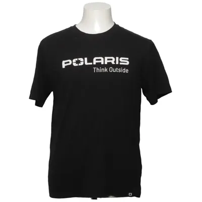 T-shirt (Noir) de Polaris Coton, Polyester, Viscose