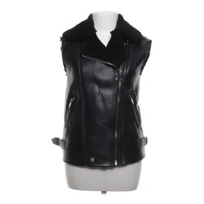 Biker gilet (Zwart) van Bershka Viscose
