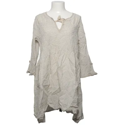 Kjole (Beige, Hvid) fra Blooming Bomuld