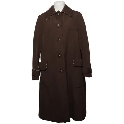 Coat (Brown) from Nino Cotton, Polyester