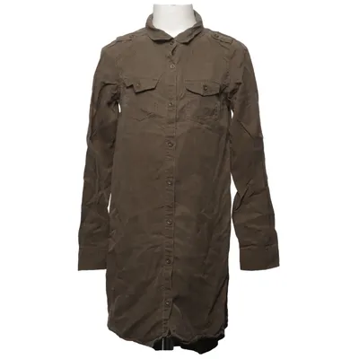 Shirt dress (Brown) from YD Lyocell