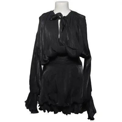 Dress (Ruched Waist Ruffle Mini Dress) from NA-KD Polyester