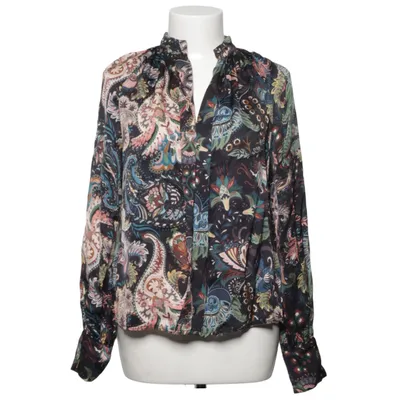 Blus (Svart, Flerfärgad) från Maja Roos Silke, Viskos