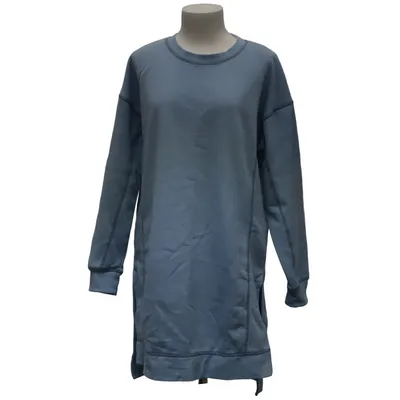 Sweatshirt (Blauw) van Serra Katoen, Polyester