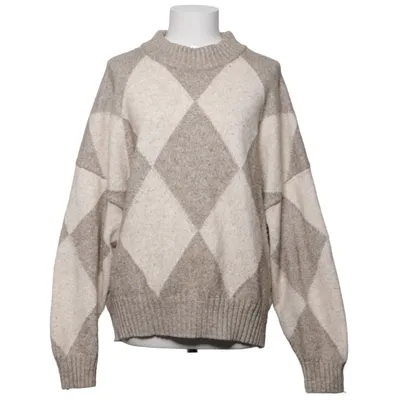 Sweater (Beige, White) from Pringle of Scotland x H&M Acrylic, Polyester, Wool