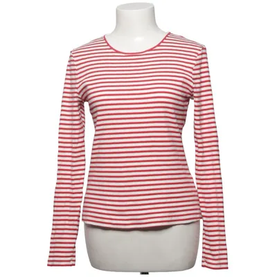 Långärmad t-shirt (Röd, Vit) från Lindex Bomull, Elastan