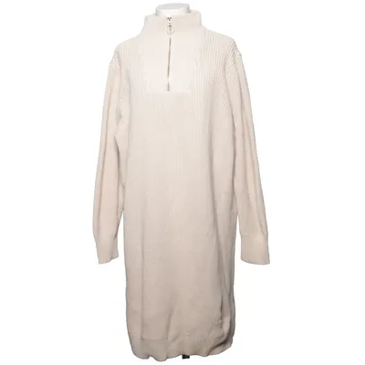 Turtleneck kjole (Beige) fra Kaffe Akryl, Bomuld