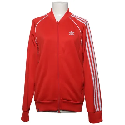 Träningsjacka (Röd) från Adidas Originals Bomull, Återvunnen polyester