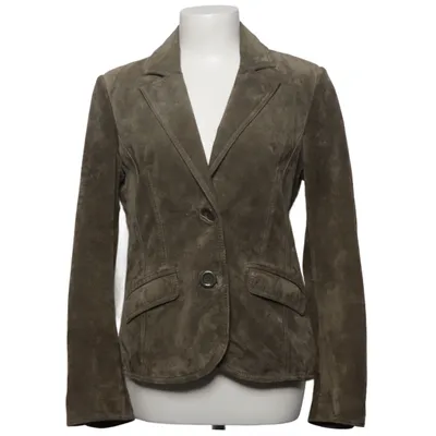 Blazer en cuir (Vert) de Cue Cuir