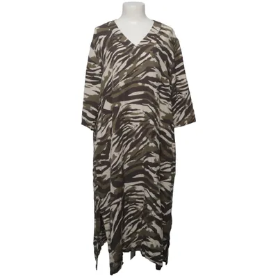 Dress (Green, Gray, White) from Isolde Cotton, Linen, Viscose