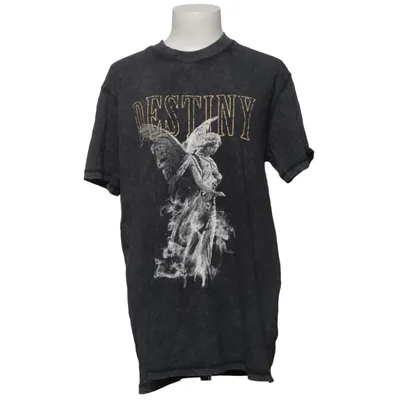T-shirt (Grijs) van Night Addict Katoen
