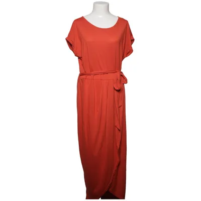 Slå-om-kjole (Orange) fra Yoins Bomuld, Elastan, Polyester