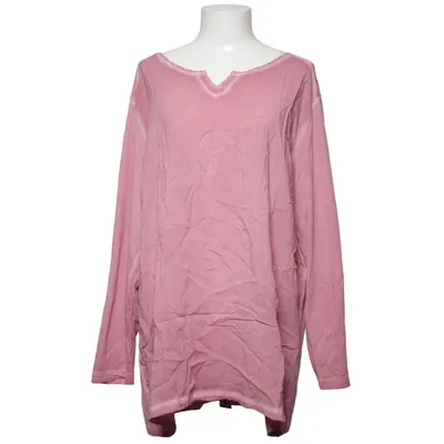 Long sleeve T-shirt (Pink) from Thea Cotton, Modal, Viscose