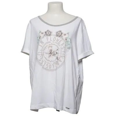 T-shirt (Blanc, Gris) de Sani Blu Coton, Élasthane