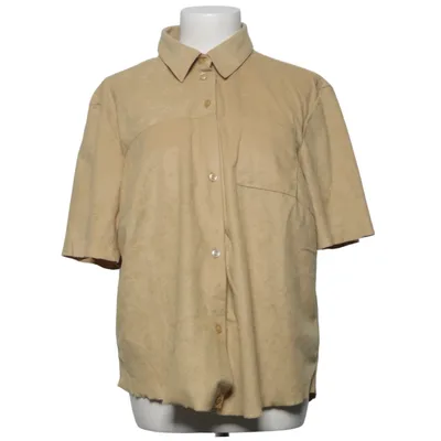 Short sleeve shirt (Beige) from Maria Bellesi Polyester