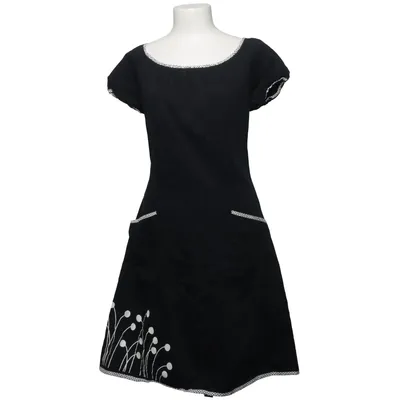 Dress (Black, White) from Ecouture