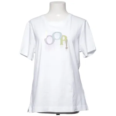 T-shirt (Vit, Flerfärgad) från JOOP! Elastan, Ekologisk bomull