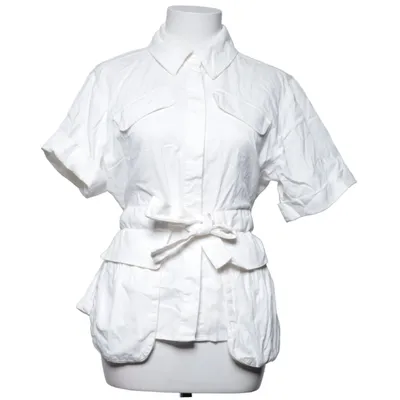 Shirt (White) from Chloé B x NA-KD Cotton, Elastane