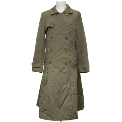 Trench-coat (Vert) de Helene Berman London Coton, Élasthane