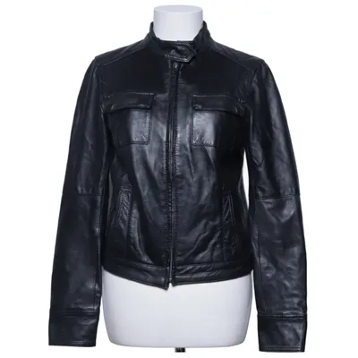 Läderjacka (Svart) från Mango