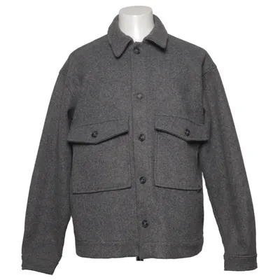 Overshirt (Gray) from Yôke Recycled polyester, Wool
