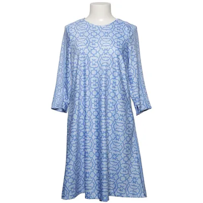 Kjole (Blå, Hvid) fra Gretchen Scott Elastan, Polyester