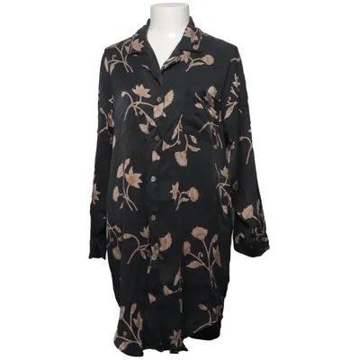 Robe chemise (Noir, Beige) de Collection Soie
