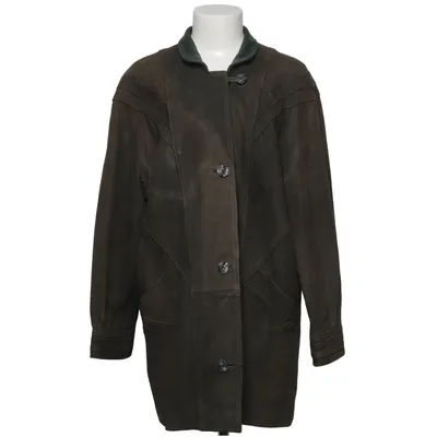 Leather coat (Green) from Lakeland Acetate, Leather