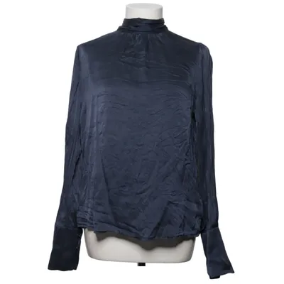 Blouse lavallière (Bleu) de Dea Kudibal Élasthane, Soie