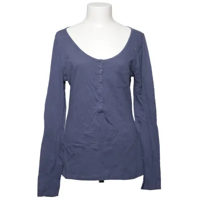 Henley T-shirt (Blå) fra Hema Bomuld