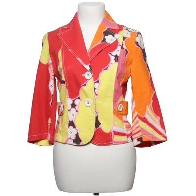 Blazer (Red, Multicolored) from Laurèl Cotton
