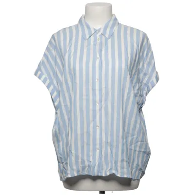 Short sleeve shirt (Blue, White) from Tom Tailor Viscose