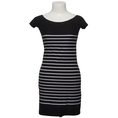 Kjole (Sort, Hvid) fra Derek Heart Elastan, Polyester