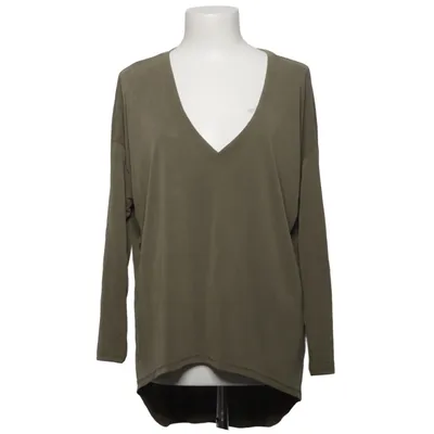 T-shirt à manches longues (Vert) de Cat & Co Modal, Polyester