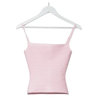 Top (Roze) van House of CB Elastaan, Polyamide, Viscose