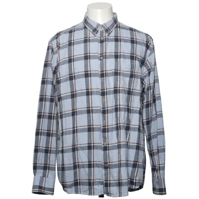 Flannel shirt (Blue, Brown, White) from Gino Marcello Cotton
