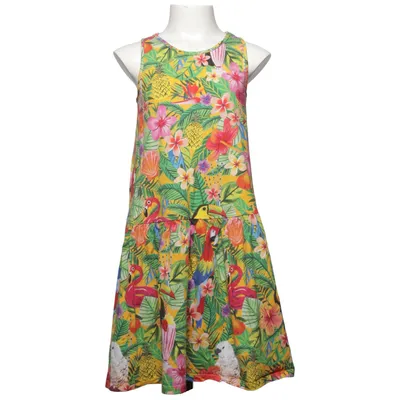 Dress (Yellow, Multicolored) from Emma Jayne x H&M Cotton