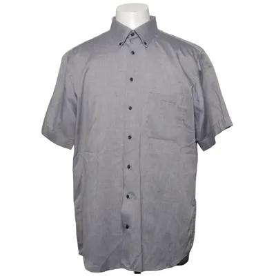 Short sleeve shirt (Gray) from Oscar of Sweden Cotton